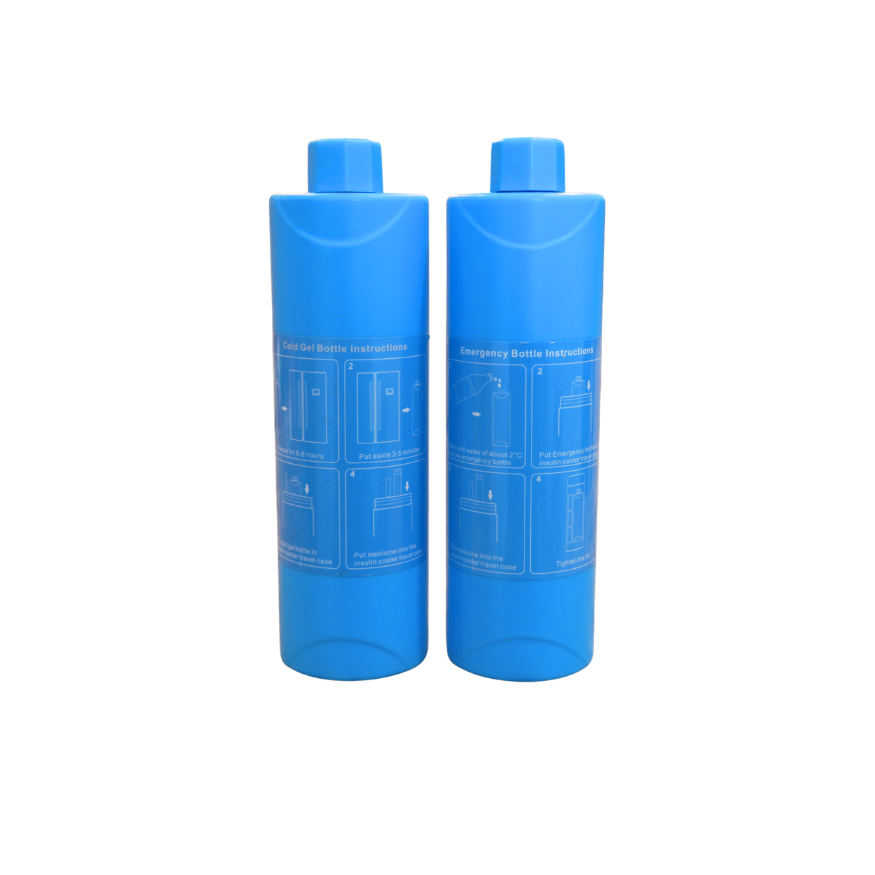 Cold Gel Bottle and Emergency Bottle, totaling 60 hours of cooling